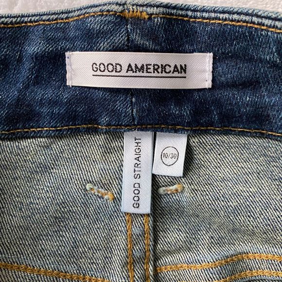 NWT Good American Size 10 Good Straight Jeans - Picture 5 of 12